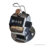 Contador Manual Mecánico Mcpower UDC21/JZ-15434 con Pie de Montaje – Carcasa Metálica, 0–9.999 (Modelo 1971056)