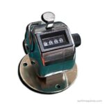 Contador Manual Mecánico Mcpower UDC21/JZ-15434 con Pie de Montaje – Carcasa Metálica, 0–9.999 (Modelo 1971056)