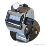 Contador Manual Mecánico Mcpower UDC21/JZ-15434 con Pie de Montaje – Carcasa Metálica, 0–9.999 (Modelo 1971056)