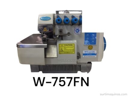W-757FN Fileteadora Industrial 5 Hilos Mecatronica Willcox
