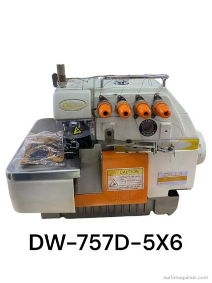 DW-757D-5X6 Fileteadora Mecatronica 5 Hilos Pesada Diwi